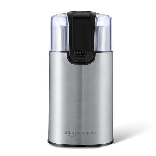Amazon Basics Electric Coffee Grinder 30 g Capacity Stainless Steel CG9402-CE